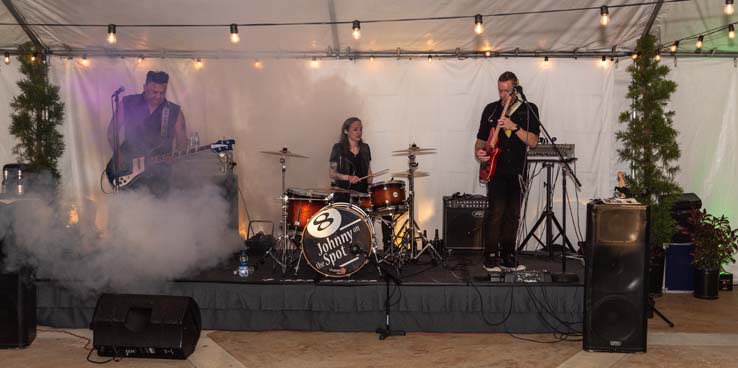 People enjoying the gala