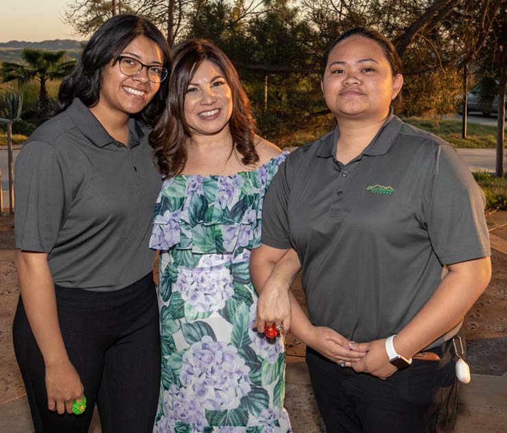 People enjoying the gala