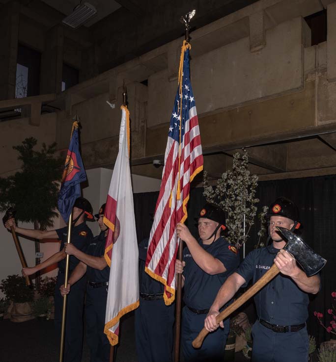 People enjoying the gala