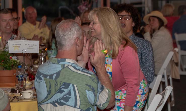 People enjoying the gala