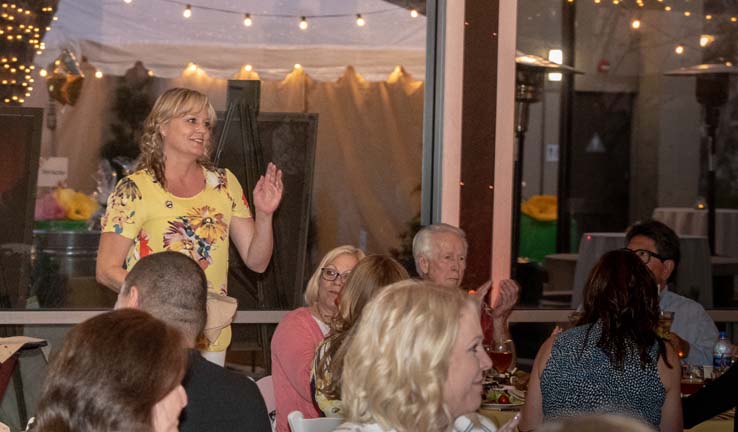 People enjoying the gala