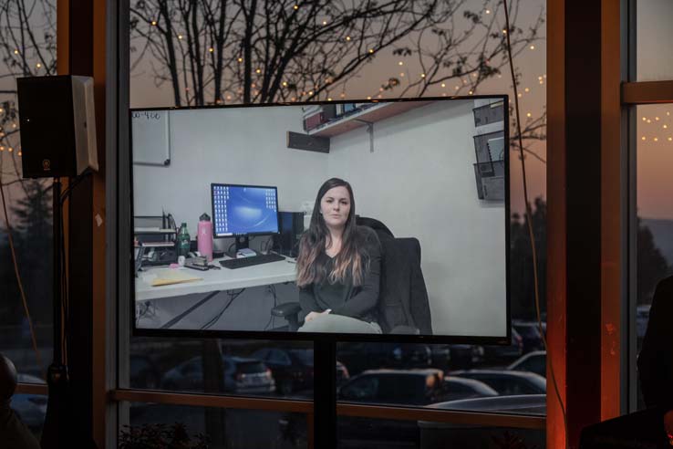 People enjoying the gala