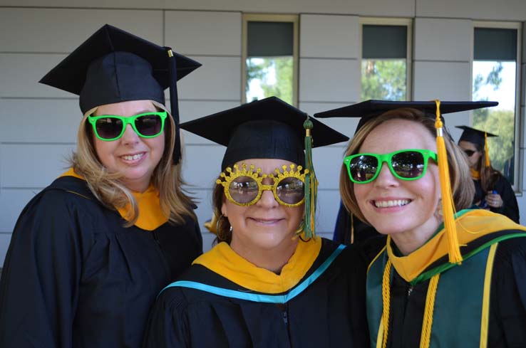 People enjoying Commencement 2019