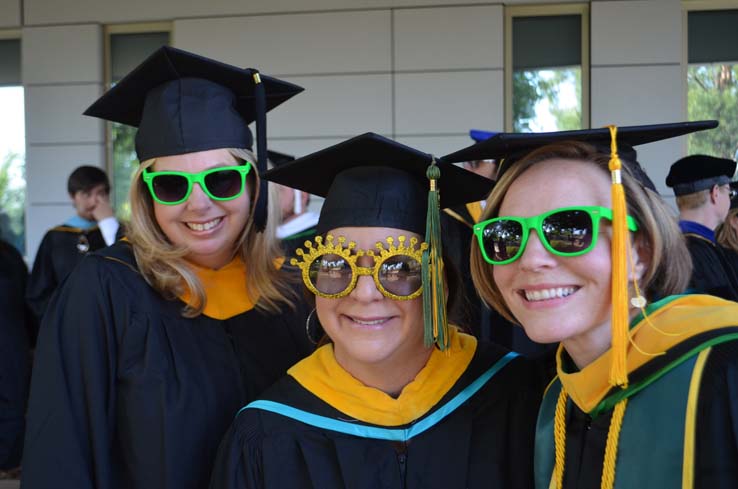 People enjoying Commencement 2019