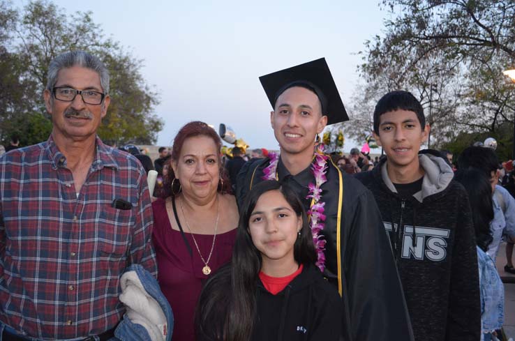 People enjoying Commencement 2019