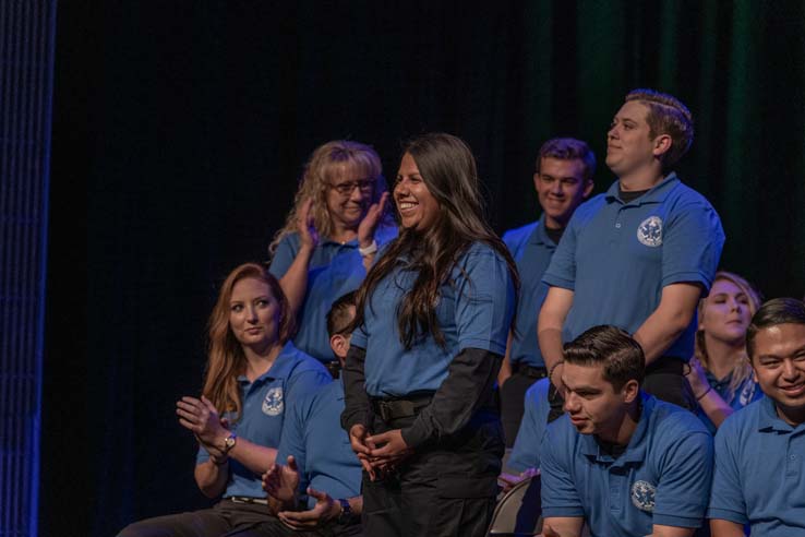 Celebrating the EMT Graduation