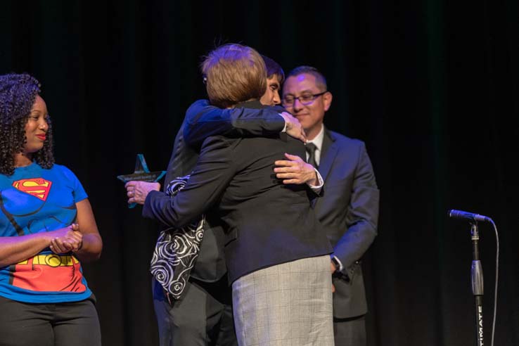 People enjoying the Guardian Scholars Program