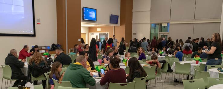 People enjoying the Guardian Scholars Program