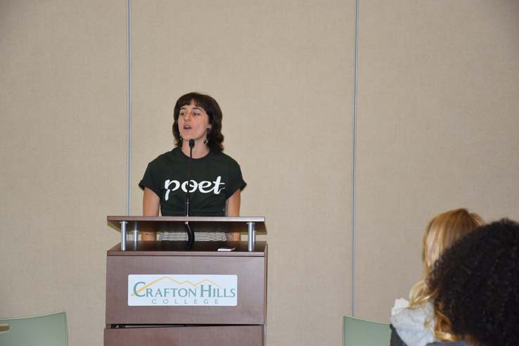 People enjoying Poetry Slam prep