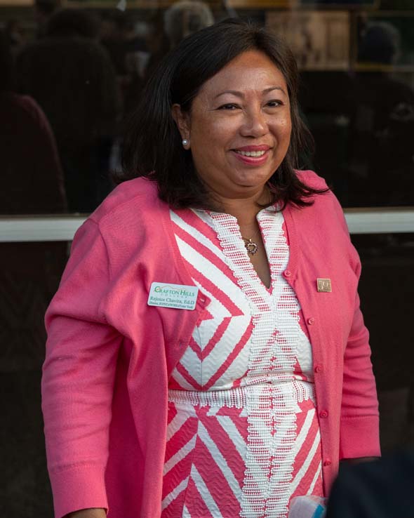 People enjoying Scholars Convocation