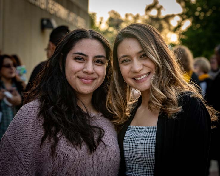 People enjoying Scholars Convocation