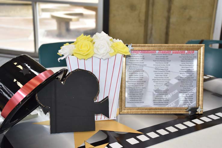 People enjoying the Transfer Luncheon