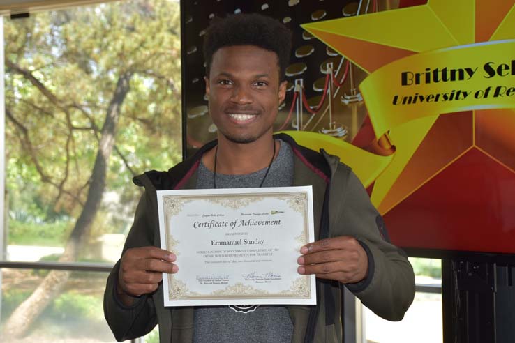 People enjoying the Transfer Luncheon
