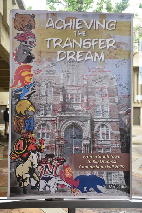 People enjoying the Transfer Luncheon