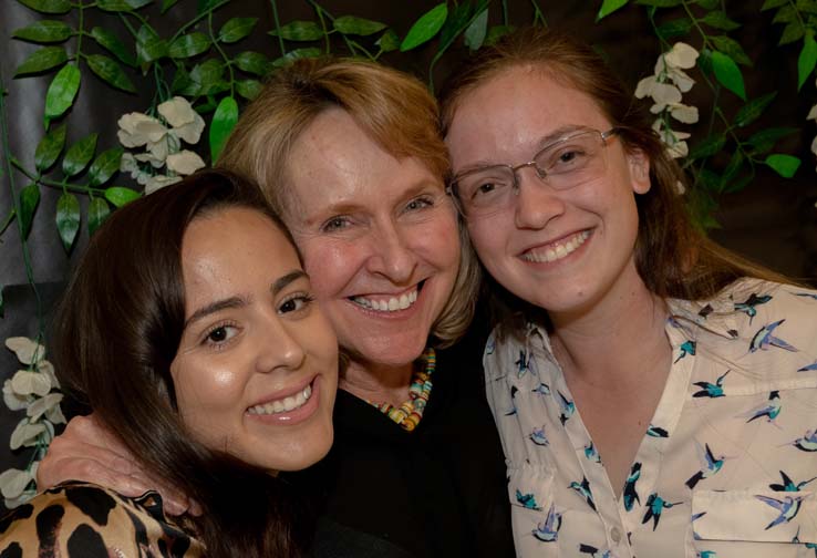 People enjoying the Student Recognition Dinner