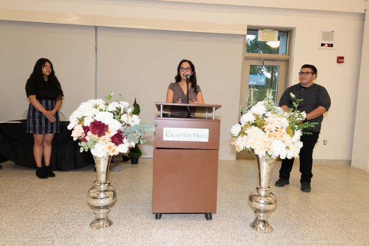 People enjoying the Student Recognition Dinner