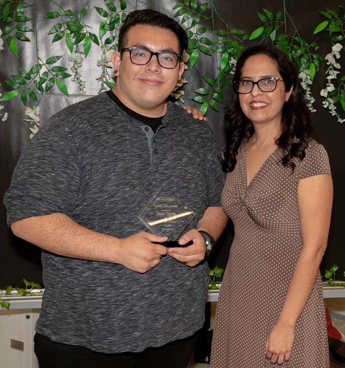 People enjoying the Student Recognition Dinner