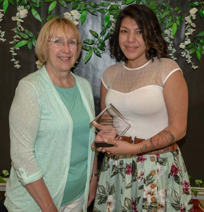 People enjoying the Student Recognition Dinner