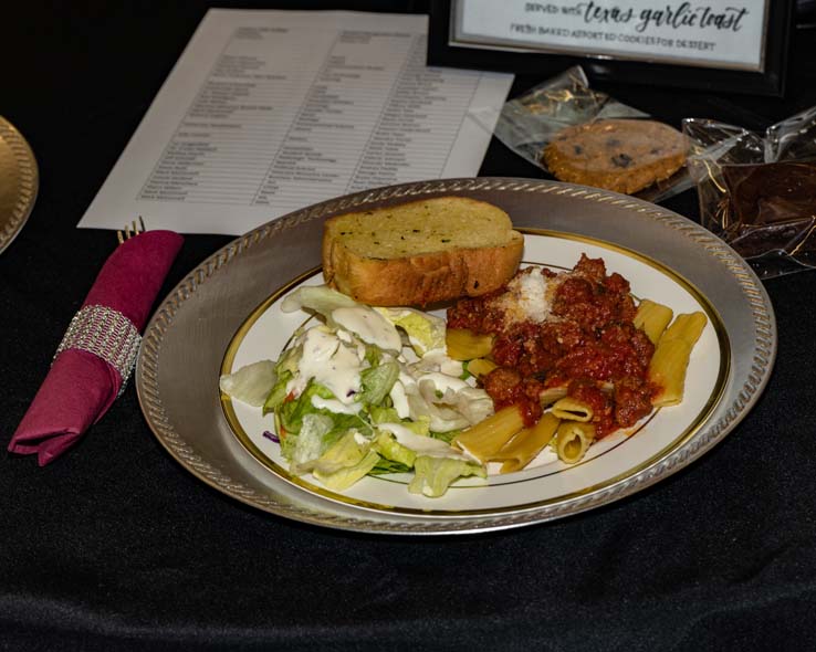 People enjoying the Student Recognition Dinner