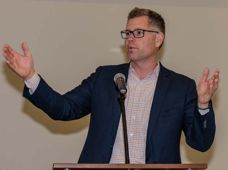 People enjoying the Student Recognition Dinner