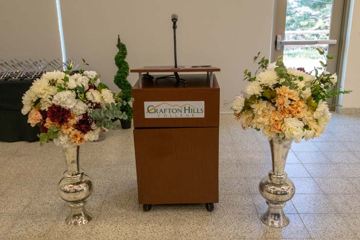 People enjoying the Student Recognition Dinner