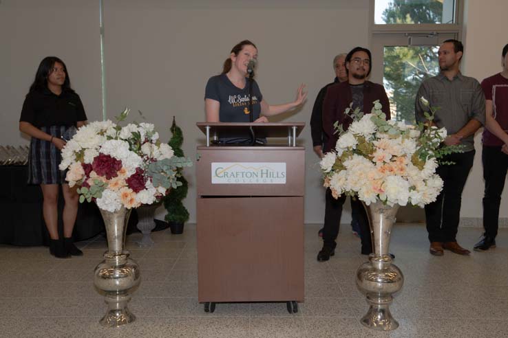 People enjoying the Student Recognition Dinner