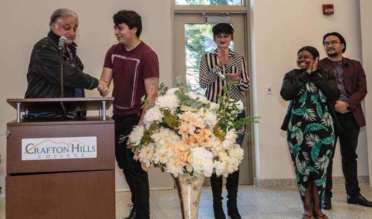People enjoying the Student Recognition Dinner
