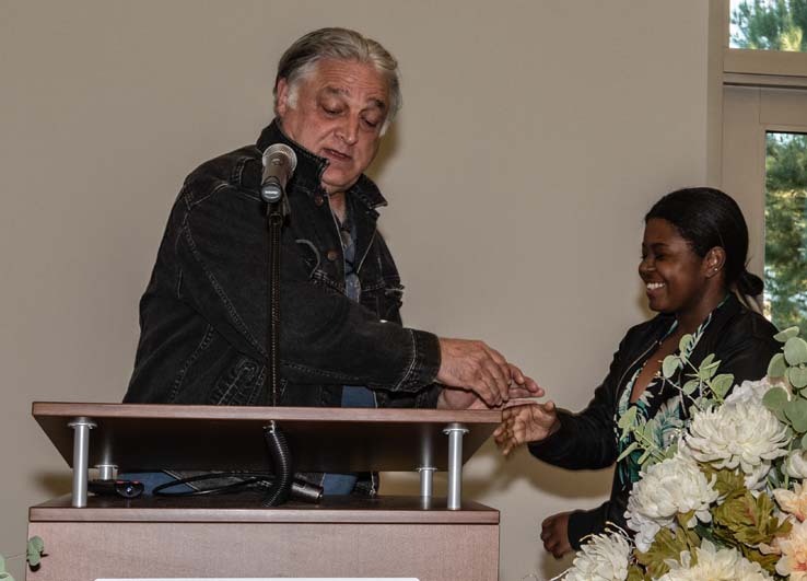 People enjoying the Student Recognition Dinner