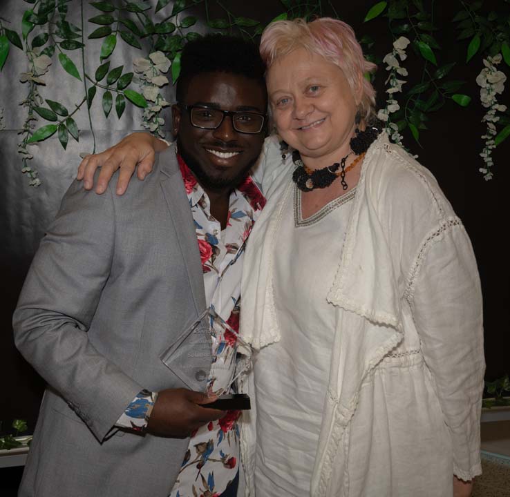 People enjoying the Student Recognition Dinner