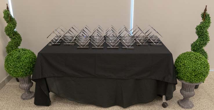 People enjoying the Student Recognition Dinner