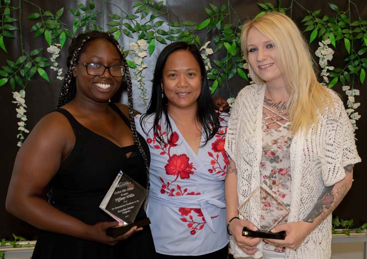 People enjoying the Student Recognition Dinner