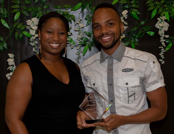People enjoying the Student Recognition Dinner