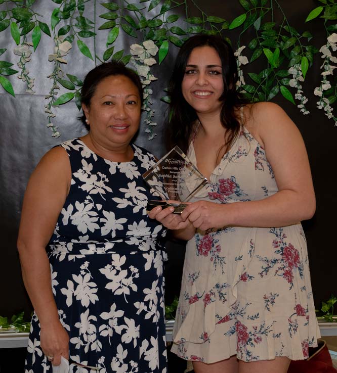 People enjoying the Student Recognition Dinner