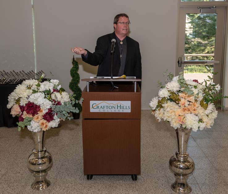 People enjoying the Student Recognition Dinner