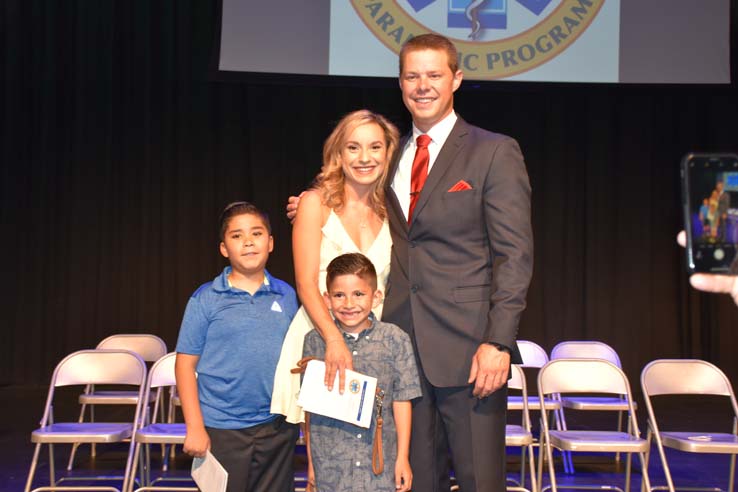 People at the Paramedic Graduation