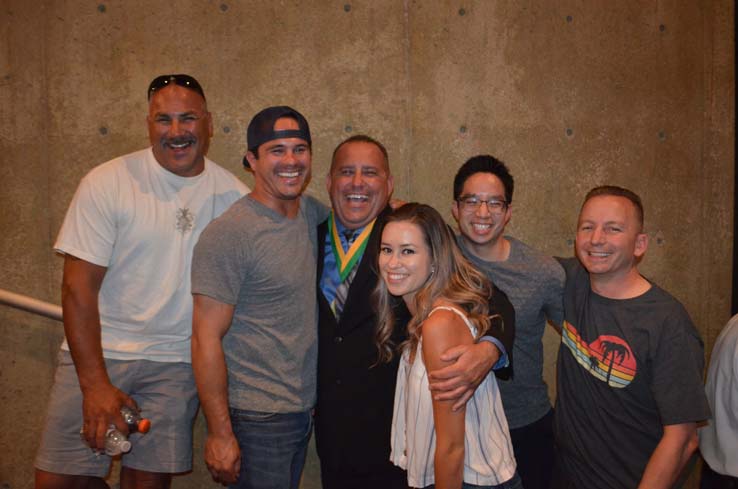 People at the Paramedic Graduation