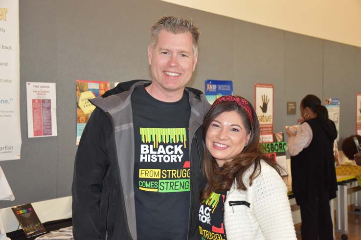 People attending the closing reception