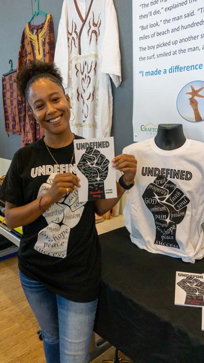 People attending the closing reception