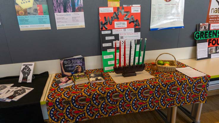 People attending the closing reception