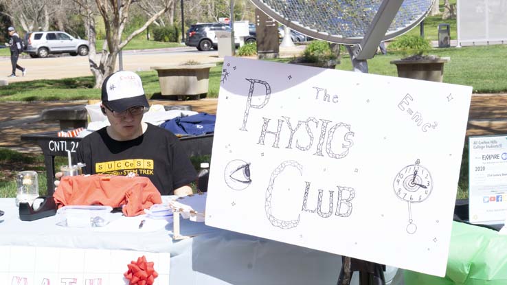 People enjoying Club Rush and the Health Fair