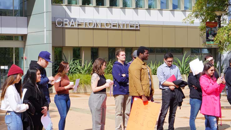 People enjoying the Days of Advocacy event