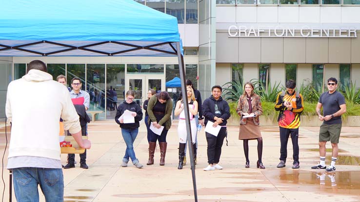People enjoying the Days of Advocacy event