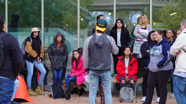 People enjoying the Days of Advocacy event