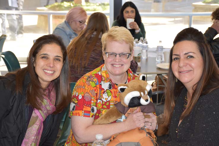 People enjoying In-Service Day