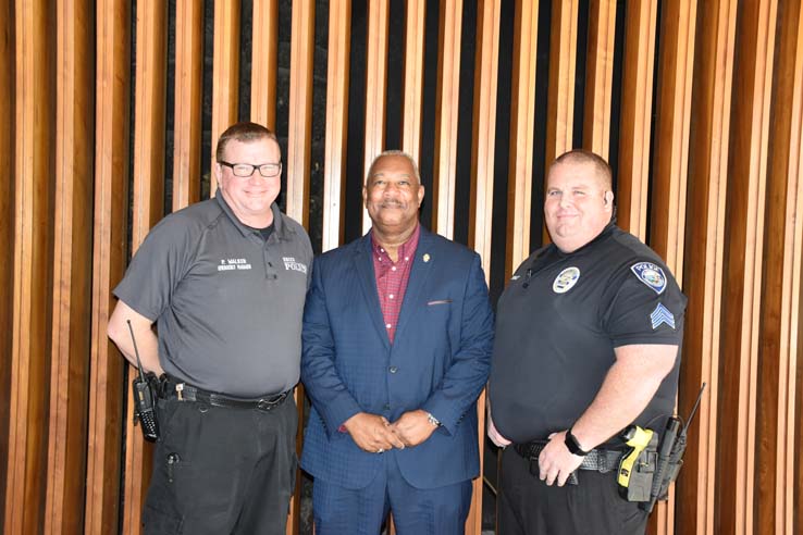 People enjoying In-Service Day