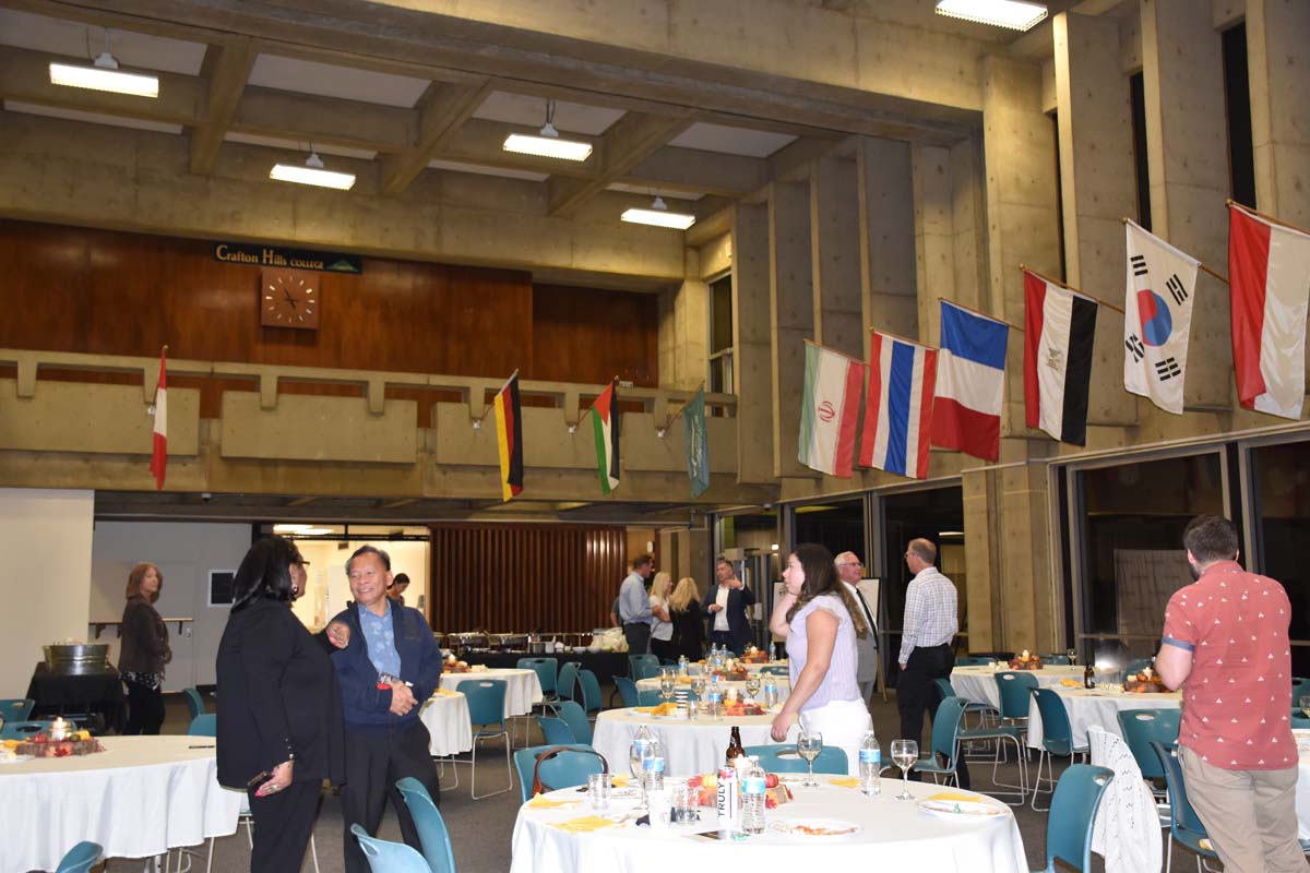 People enjoying President's Circle Gathering