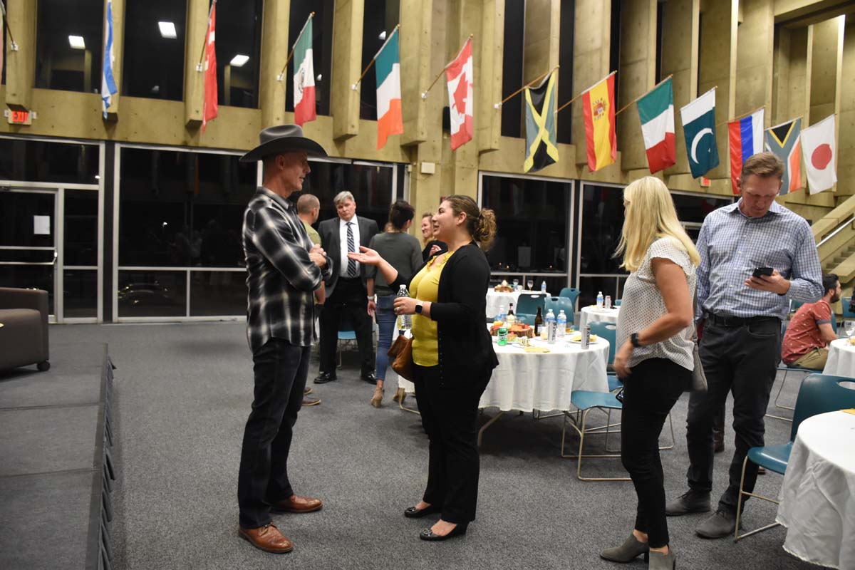 People enjoying President's Circle Gathering