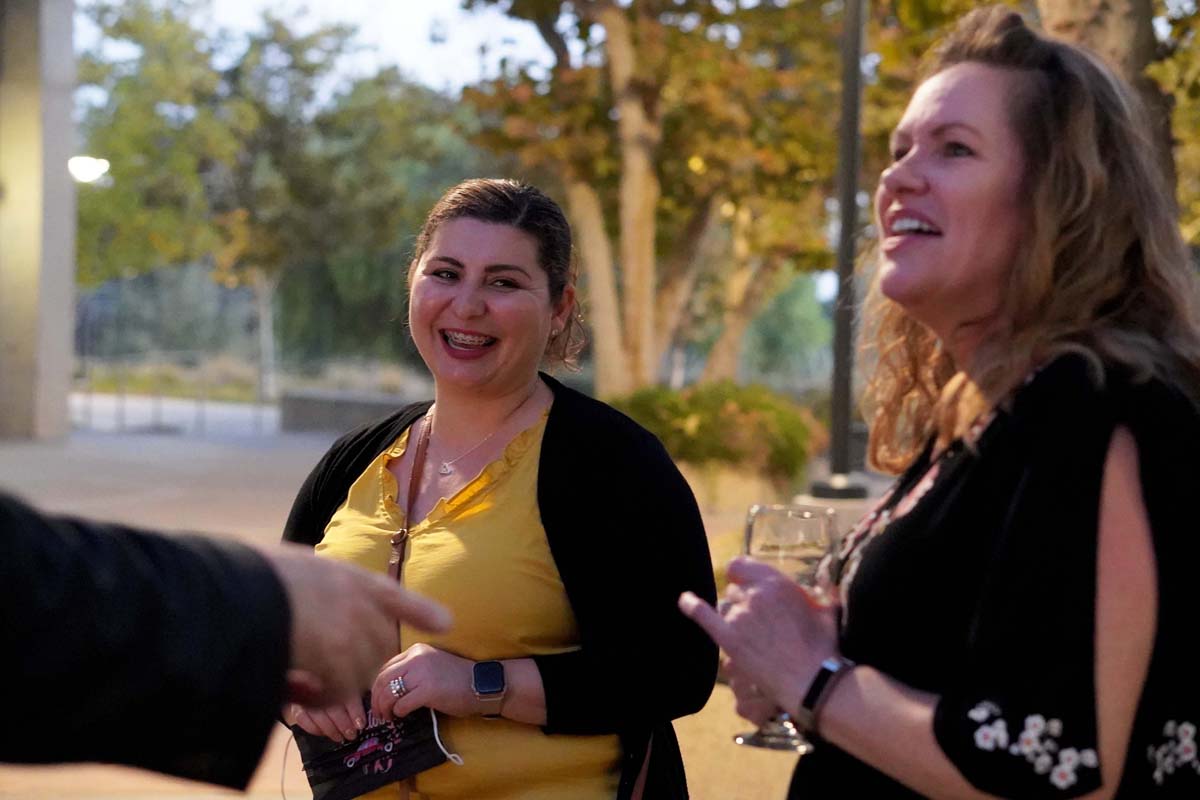 People enjoying President's Circle Gathering