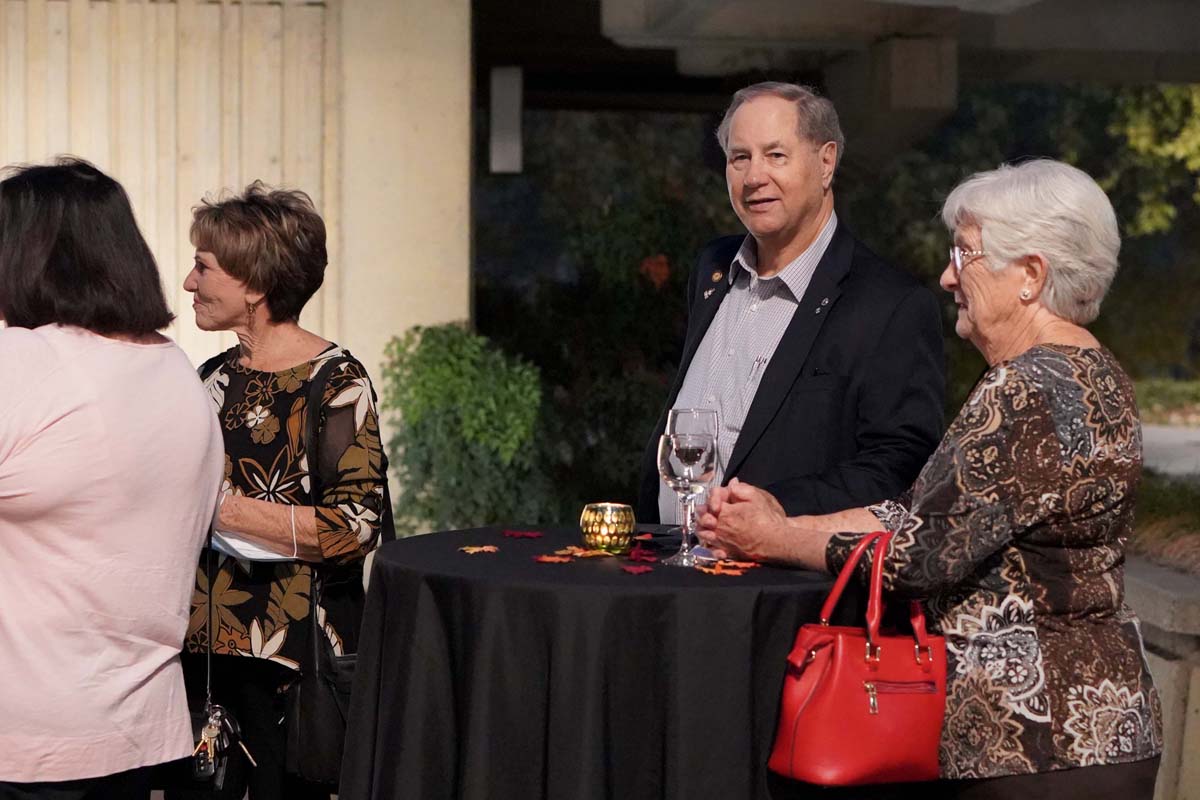 People enjoying President's Circle Gathering
