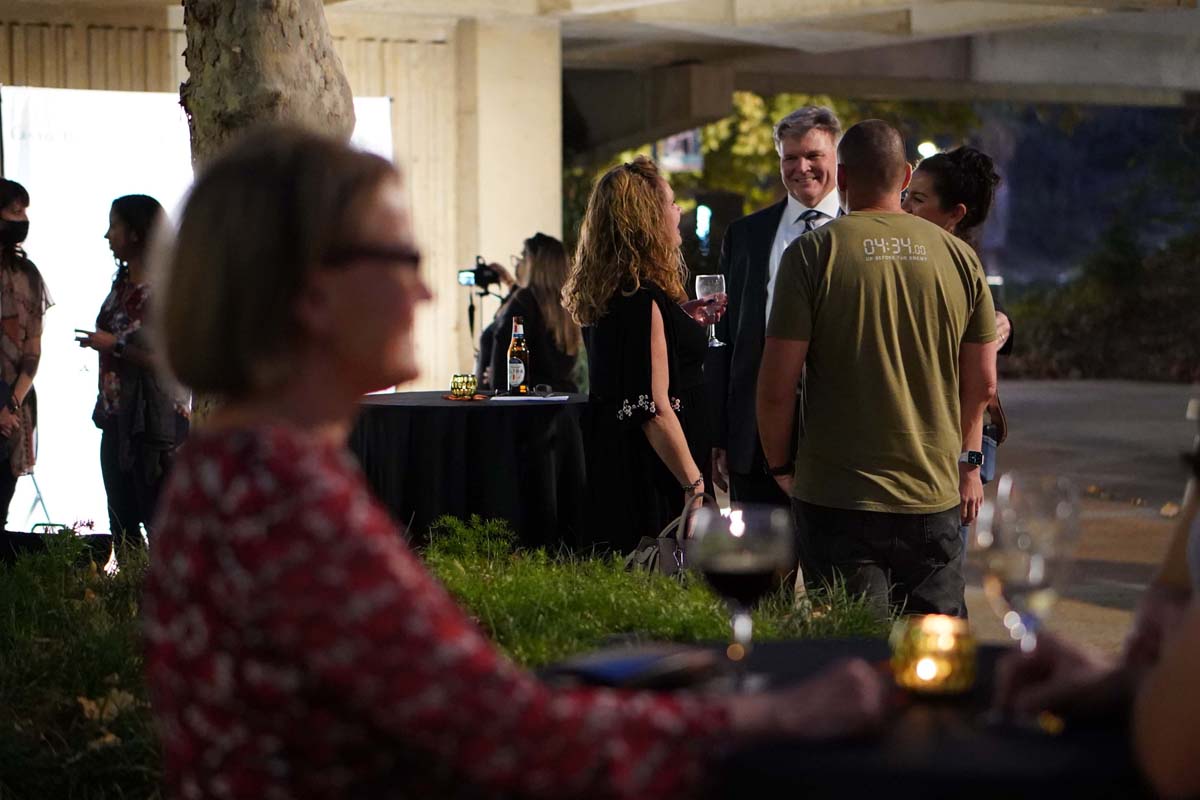 People enjoying President's Circle Gathering